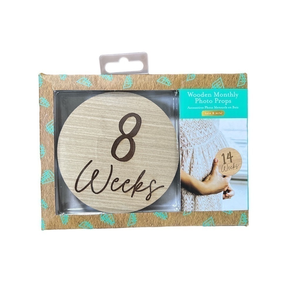 kate & milo Wooden Monthly Photo Props